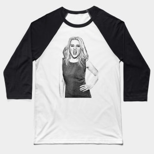 Kate Mckinnon ¥¥ 80's Retro Classic Fan Artwork Baseball T-Shirt